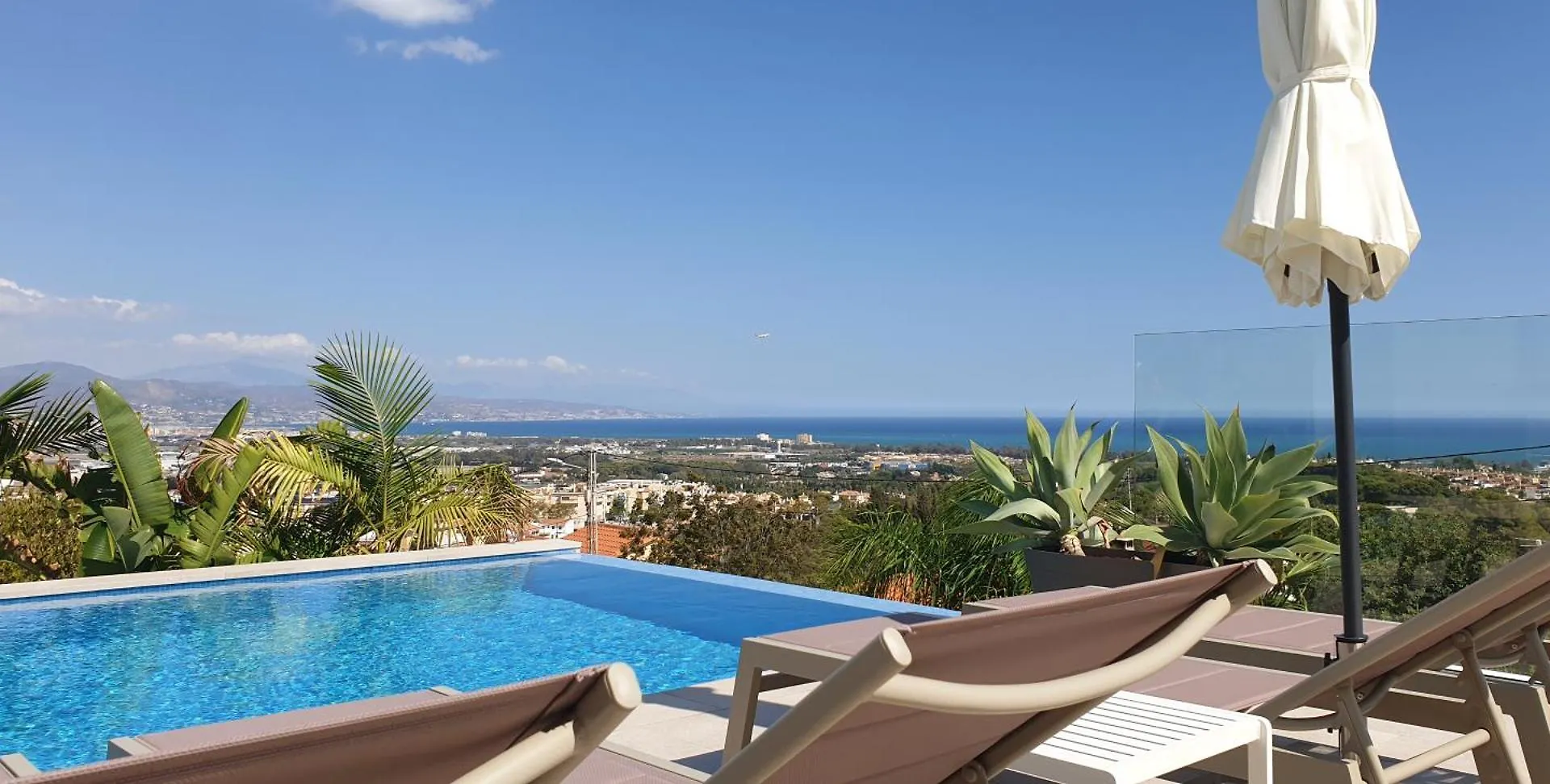 Happyplace Malaga -- Villa With Panoramic Sea View Heated Infinity Saltwater Pool